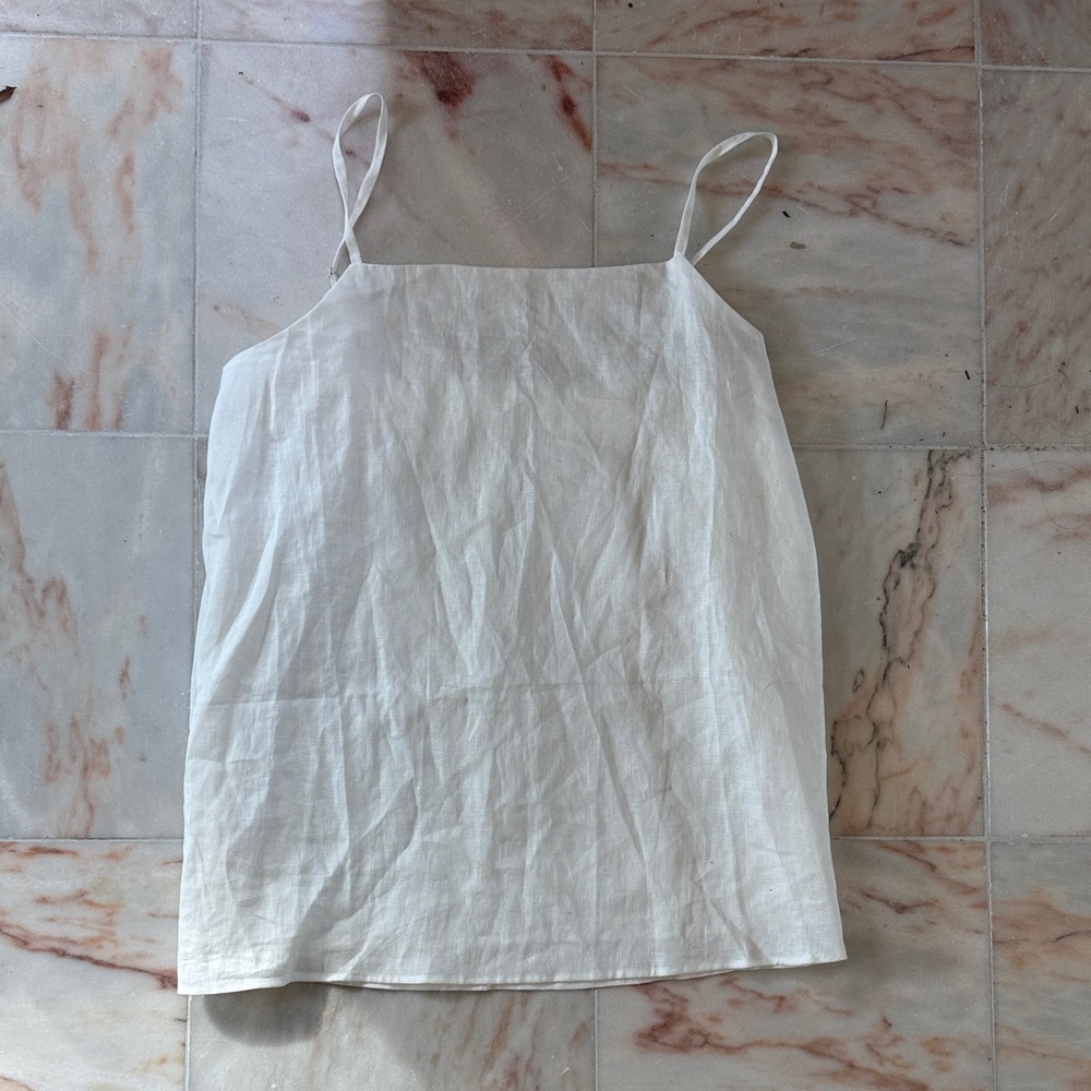 The Row Linen mini dress
